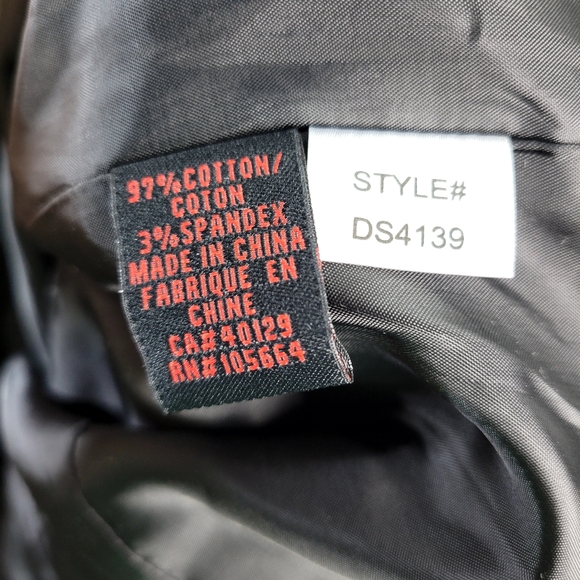 Debbie Shuchat Embroidered Jacket /Blazer Hook closures Size 16 Black 97% Cotton - Picture 16 of 16